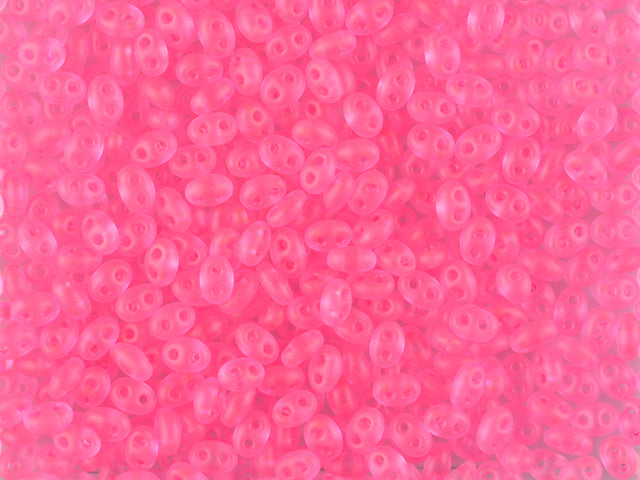 1 kg Preciosa Ornela Seed Beads Coated, Round Hole, Mat, Loose, Pink Neon (38777), Glass, Czech Republic, OUTLET