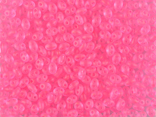 1 kg Preciosa Ornela Seed Beads Coated, Round Hole, Mat, Loose, Pink Neon (38777), Glass, Czech Republic, OUTLET