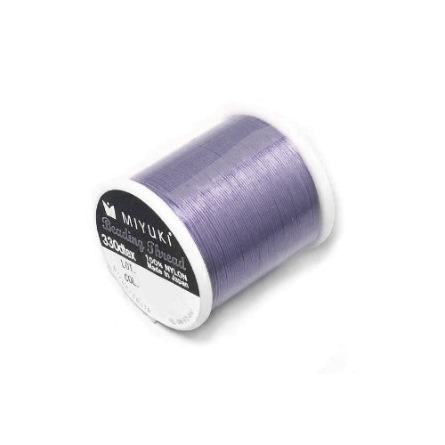 Miyuki Nylon Beading Thread, Purple (PUR), Glass, Japan