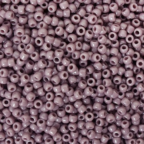 TOHO Round Seed Beads Rocailles, Opaque Lavender (# 52), Glass, Japan