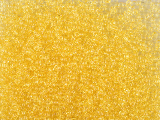 1 kg プレシオサ オルネラ シードビーズ コーティング 丸穴 ルース イエロー2色染めクリスタル (01181) ガラス チェコ共和国 アウトレット