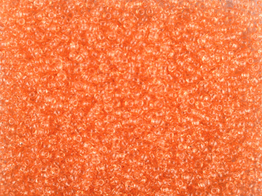 1 kg Preciosa Ornela Seed Beads Coated, Round Hole, Loose, Orange 2 Dyed Crystal (01184), Glass, Czech Republic, OUTLET