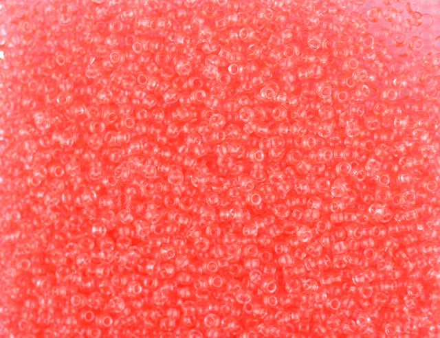 1 kg Preciosa Ornela Seed Beads Coated, Round Hole, Loose, Red 2 Dyed Crystal (01191), Glass, Czech Republic, OUTLET