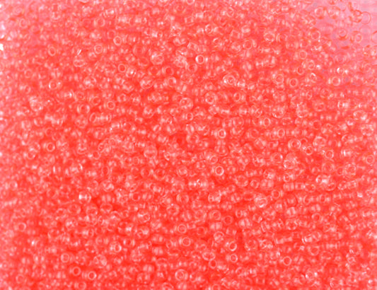 1 kg プレシオサ オルネラ シードビーズ コーティング 丸穴 ルース レッド2色染めクリスタル (01191) ガラス チェコ共和国 アウトレット