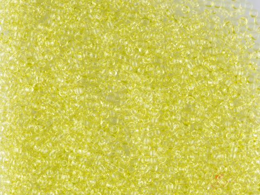 1 kg Preciosa Ornela Seed Beads Coated, Round Hole, Loose, Green 1 Dyed Crystal (01253), Glass, Czech Republic, OUTLET