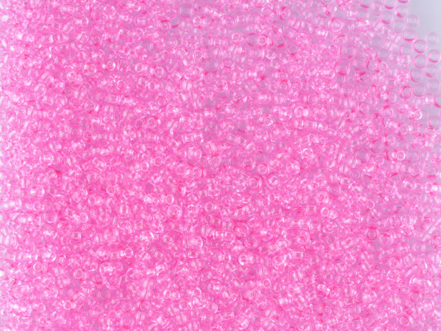 1 kg Preciosa Ornela Seed Beads Coated, Round Hole, Loose, Pink 1 Dyed Crystal (01292), Glass, Czech Republic, OUTLET