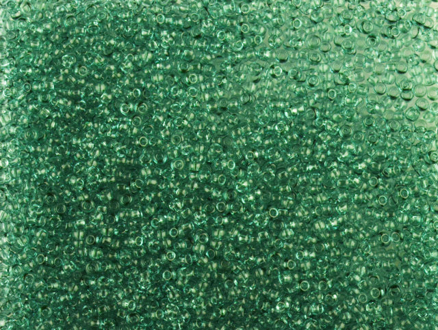 Wholesale (1kg / 500g) Preciosa Ornela Seed Beads Coated, Round Hole, Loose, Green 3 Dyed Crystal (01662), Glass, Czech Republic, OUTLET