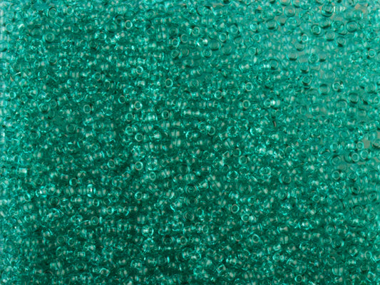 Wholesale (1kg / 500g) Preciosa Ornela Seed Beads Coated, Round Hole, Loose, Green 3 Dyed Crystal (01664), Glass, Czech Republic, OUTLET