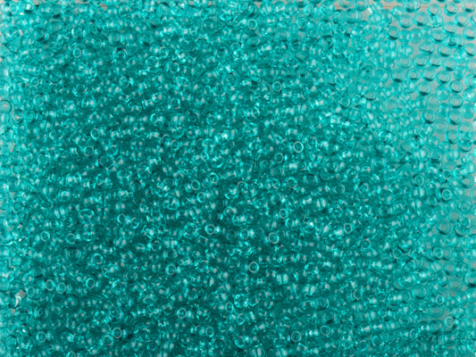 Wholesale (1kg / 500g) Preciosa Ornela Seed Beads Coated, Round Hole, Loose, Green 3 Dyed Crystal (01665), Glass, Czech Republic, OUTLET