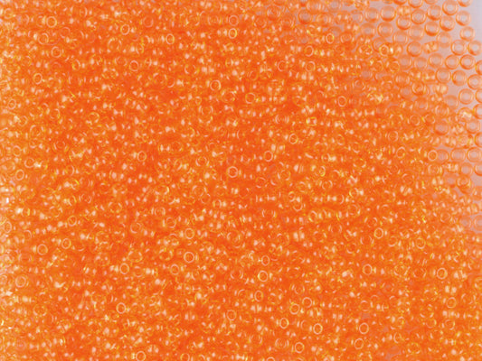 Wholesale (1kg / 500g) Preciosa Ornela Seed Beads Coated, Round Hole, Loose, Orange 3 Dyed Crystal (01683), Glass, Czech Republic, OUTLET