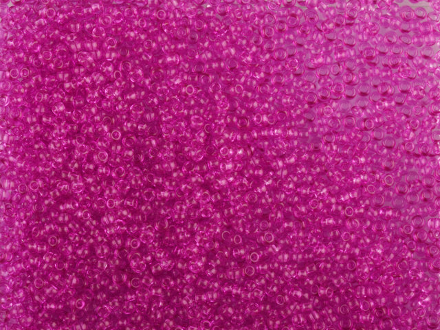 Wholesale (1kg / 500g) Preciosa Ornela Seed Beads Coated, Round Hole, Loose, Pink 3 Dyed Crystal (01692), Glass, Czech Republic, OUTLET