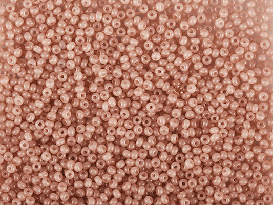 1 kg プレシオサ オルネラ シードビーズ コーティング 丸穴 ルース ブラウン 2色染めアラバスター (02112) ガラス チェコ共和国 アウトレット