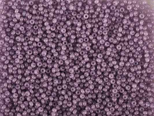 Wholesale (1kg / 500g) Preciosa Ornela Seed Beads Coated, Round Hole, Loose, Violet 2 Dyed Alabaster (02122), Glass, Czech Republic, OUTLET