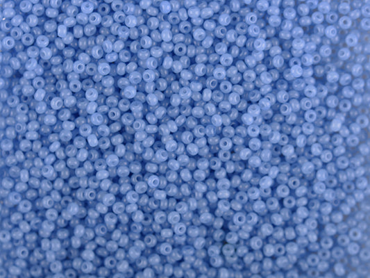 Wholesale (1kg / 500g) Preciosa Ornela Seed Beads Coated, Round Hole, Loose, Blue 2 Dyed Alabaster (02132), Glass, Czech Republic, OUTLET