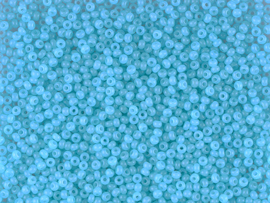 1 kg プレシオサ オルネラ シードビーズ コーティング 丸穴 ばら売り グリーン2色染めアラバスター (02165) ガラス チェコ共和国 アウトレット