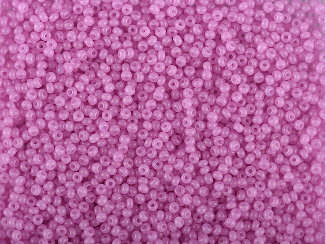 Wholesale (1kg / 500g) Preciosa Ornela Seed Beads Coated, Round Hole, Loose, Pink 2 Dyed Alabaster (02192), Glass, Czech Republic, OUTLET