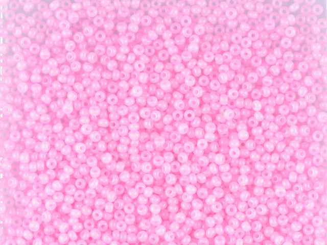 1 kg プレシオサ オルネラ シードビーズ コーティング 丸穴 ルース ピンク 1 染色アラバスター (02292) ガラス チェコ共和国 アウトレット