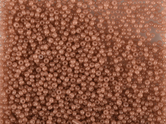 1 kg プレシオサ オルネラ シードビーズ コーティング 丸穴 ルース ブラウン 3色染めアラバスター (02612) ガラス チェコ共和国 アウトレット