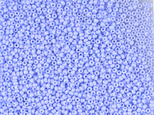 1 kg プレシオサ オルネラ シードビーズ コーティング 丸穴 ルース ブルー2色染め チョークホワイト (03131) ガラス製 チェコ共和国 アウトレット