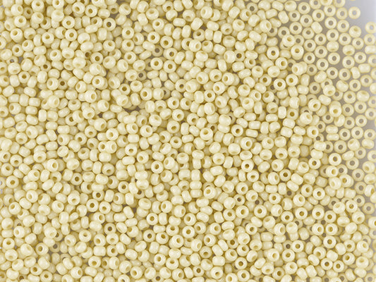 1 kg プレシオサ オルネラ シードビーズ コーティング 丸穴 ばら売り グリーン2色染めチョークホワイト (03151) ガラス製 チェコ共和国 アウトレット