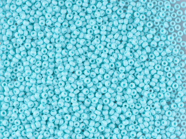 1 kg プレシオサ オルネラ シードビーズ コーティング 丸穴 ばら売り グリーン2色染めチョークホワイト (03165) ガラス製 チェコ共和国 アウトレット