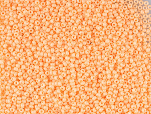 1 kg Preciosa Ornela Twin, 2 Round Holes, Loose, Orange 2 Dyed Chalkwhite (03183), Glass, Czech Republic, OUTLET