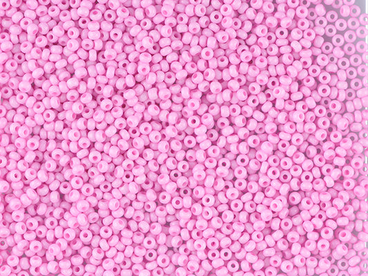 1 kg プレシオサ オルネラ シードビーズ コーティング 丸穴 ルース ピンク 2色 チョークホワイト (03192) ガラス製 チェコ共和国 アウトレット