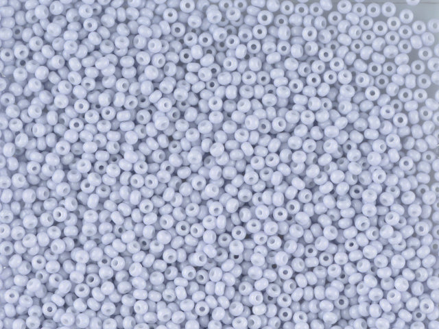 1 kg プレシオサ オルネラ シードビーズ コーティング 丸穴 ばら売り バイオレット 1 染色チョークホワイト (03221) ガラス製 チェコ共和国 アウトレット