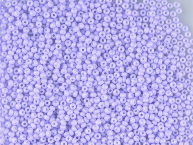 1 kg プレシオサ オルネラ シードビーズ コーティング 丸穴 ばら売り バイオレット 1 染色チョークホワイト (03223) ガラス製 チェコ共和国 アウトレット