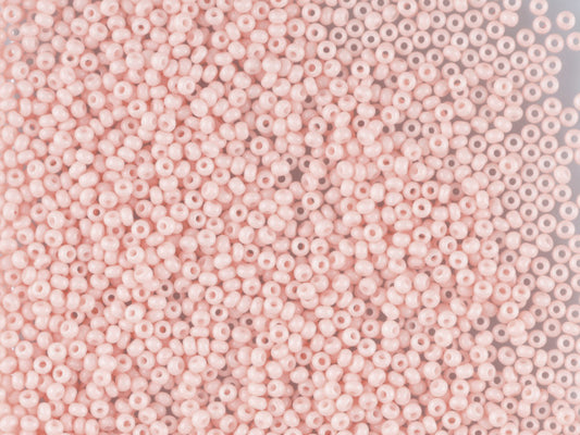 Wholesale (1kg / 500g) Preciosa Ornela Seed Beads Coated, Round Hole, Loose, Orange 1 Dyed Chalkwhite (03285), Glass, Czech Republic, OUTLET