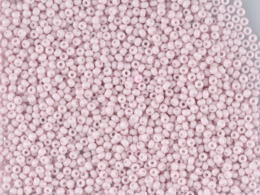 1 kg Preciosa Ornela Seed Beads Coated, Round Hole, Loose, Pink 1 Dyed Chalkwhite (03294), Glass, Czech Republic, OUTLET