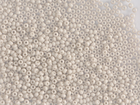 Wholesale (1kg / 500g) Preciosa Ornela Seed Beads Coated, Round Hole, Loose, Grey Dyed Crystal (03441), Glass, Czech Republic, OUTLET