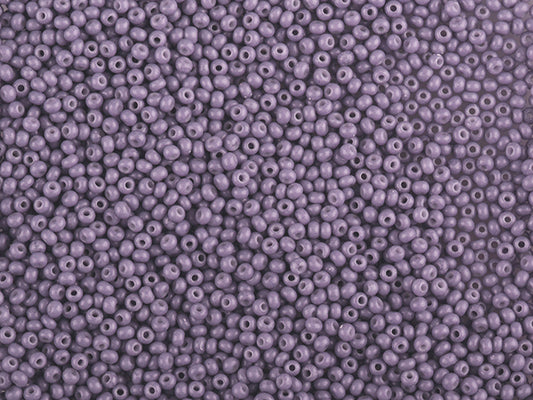 1 kg プレシオサ オルネラ シードビーズ コーティング 丸穴 ばら売り バイオレット3 染色チョークホワイト (03622) ガラス製 チェコ共和国 アウトレット