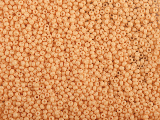 1 kg プレシオサ オルネラ シードビーズ コーティング 丸穴 ばら売り オレンジ 3 染色チョークホワイト (03683) ガラス製 チェコ共和国 アウトレット