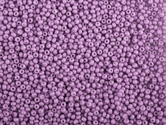 1 kg プレシオサ オルネラ シードビーズ コーティング 丸穴 ばら売り バイオレット3 染色チョークホワイト (03695) ガラス製 チェコ共和国 アウトレット