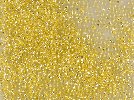 Wholesale (1kg / 500g) Preciosa Ornela Triangle, Triangle Hole, Loose, Yellow Dyed Crystal, Silver Lined (08283), Glass, Czech Republic, OUTLET