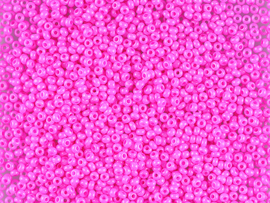 1 kg プレシオサ オルネラ シードビーズ コーティング済み、丸穴、ばら売り、ピンク染めチョークホワイト、スフィンクス (16177)、ガラス、チェコ共和国、アウトレット