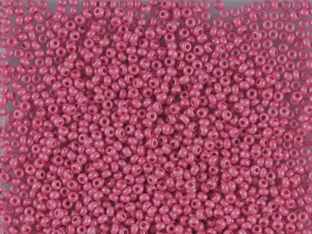 1 kg プレシオサ オルネラ シードビーズ コーティング済み、丸穴、ルース、レッドダイチョークホワイト、スフィンクス (16198)、ガラス、チェコ共和国、アウトレット