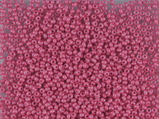 1 kg プレシオサ オルネラ シードビーズ コーティング済み、丸穴、ルース、レッドダイチョークホワイト、スフィンクス (16198)、ガラス、チェコ共和国、アウトレット