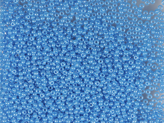 1 kg プレシオサ オルネラ シードビーズ コーティング 丸穴 ばら売り セイロンブルー (17336) ガラス製 チェコ共和国 アウトレット