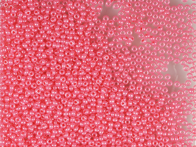 1 kg プレシオサ オルネラ シードビーズ コーティング 丸穴 ばら売り セイロンピンク (17398) ガラス製 チェコ共和国 アウトレット