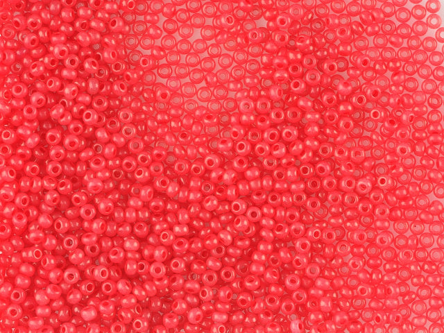 1 kg プレシオサ オルネラ シードビーズ コーティング 丸穴 ルース ピンク染めアラバスター (17899) ガラス チェコ共和国 アウトレット