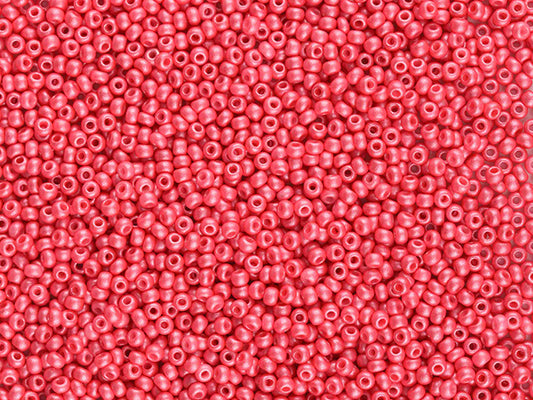 1 kg Preciosa Ornela Seed Beads Coated, Round Hole, Loose, Pink (22011), Glass, Czech Republic, OUTLET