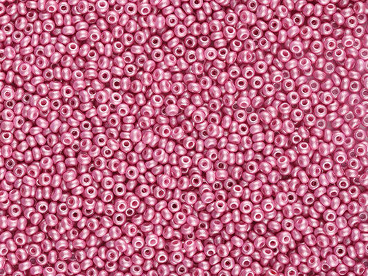 1 kg Preciosa Ornela Seed Beads Coated, Round Hole, Loose, Pink (22012), Glass, Czech Republic, OUTLET