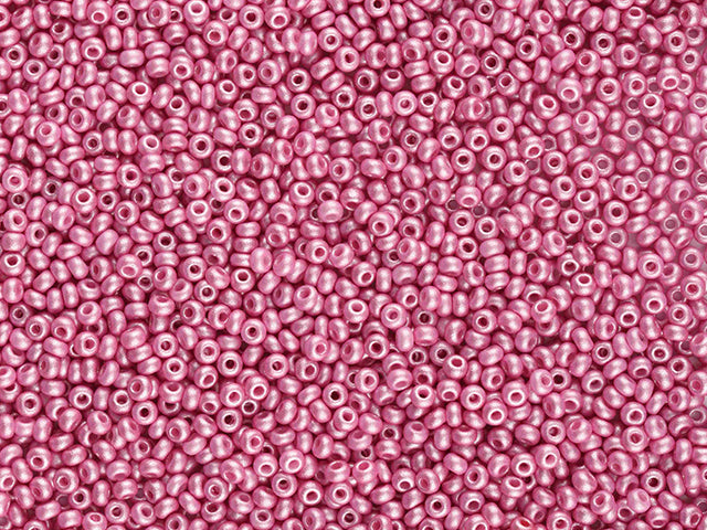 批发（1公斤/500克）捷克Preciosa Ornela玻璃珠，镀膜，圆孔，散装，粉色（22012），玻璃，捷克共和国，OUTLET