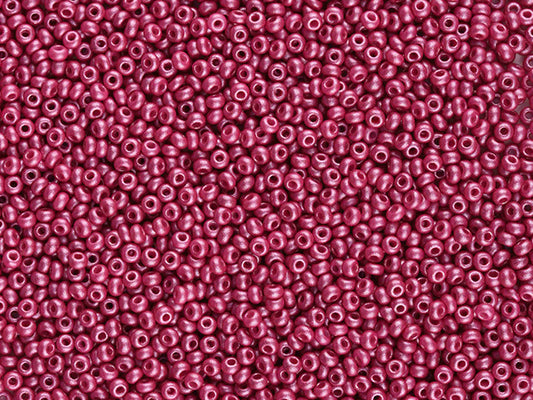 1 kg Preciosa Ornela Seed Beads Coated, Round Hole, Loose, Purple (22013), Glass, Czech Republic, OUTLET