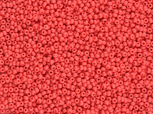 1 kg プレシオサ オルネラ シードビーズ コーティング 丸穴 ばら売り 赤 (22m08) ガラス チェコ共和国 アウトレット