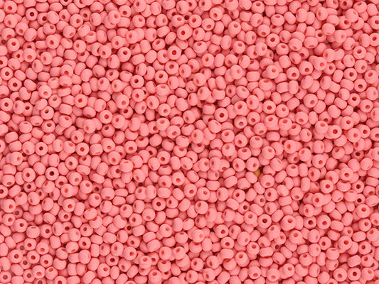 1 kg Preciosa Ornela Seed Beads Coated, Round Hole, Loose, Pink (22m09), Glass, Czech Republic, OUTLET