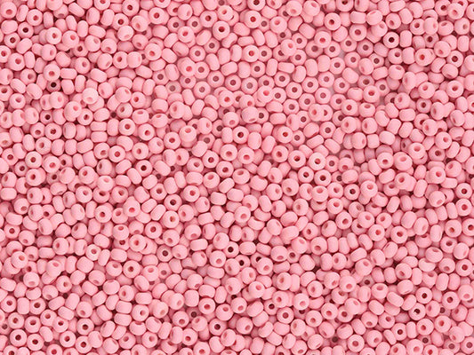 1 kg Preciosa Ornela Seed Beads Coated, Round Hole, Loose, Pink (22m10), Glass, Czech Republic, OUTLET