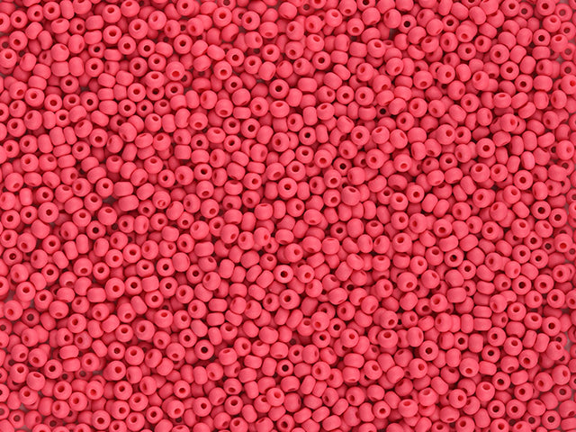 1 kg Preciosa Ornela Seed Beads Coated, Round Hole, Loose, Pink (22m11), Glass, Czech Republic, OUTLET